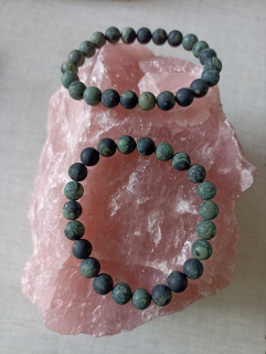 Jaspis Kambaba náramek na ruku matný 8mm.