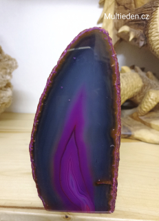 Achát červený, řez základna 0,948 kg.