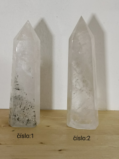 Křišťál obelisk velikost: 19 cm