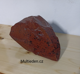 Obsidián - Moka, surový- mahagonový 1,336 kg.