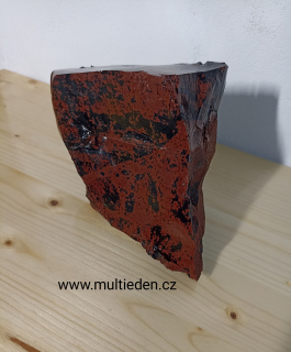 Obsidián - Moka, surový- mahagonový 1,412kg.