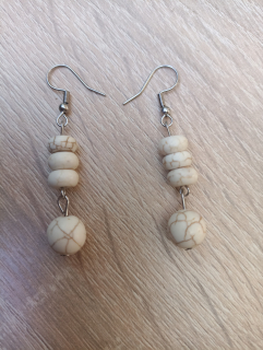 Náušnice Křepelči kámen. 