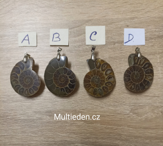 Amonit, přívěsek 1 ks.