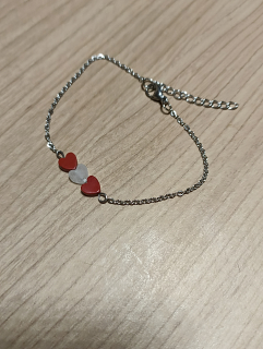 Náramek na ruku Jaspis, chirurgická ocel 