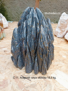 Aragonit -onyx věžička č:11. 18,50kg