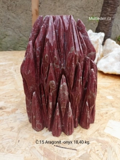 Aragonit -onyx věžička č:15. 18,40kg