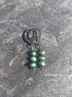 Říční perly náušnice 