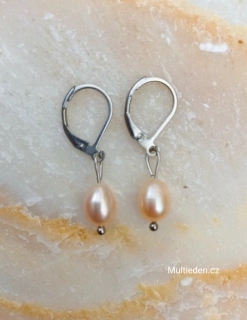 Říční perly náušnice č: 10