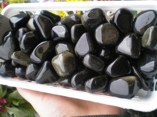 Zlatý Obsidián - tromlovaný 1ks.