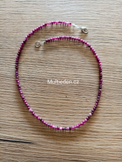 Luxusní náhrdelník z broušeného Rubínu 