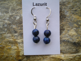 Naušnice Lapis Lazuli 6 mm